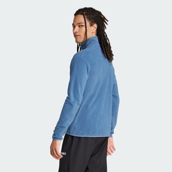 Blue Multi Essentials Full-Zip Fleece Jacket