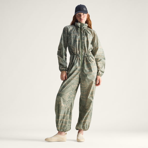 Beige adidas by Stella McCartney Woven Onesie Printed