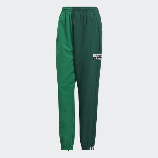 adidas bold green track pants