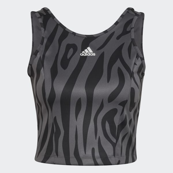 Plomo Polo Corto AEROREADY Designed To Move Estampado de Tigre