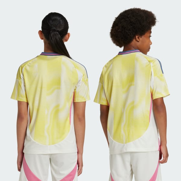 Yellow Juventus 24/25 Away Jersey Kids