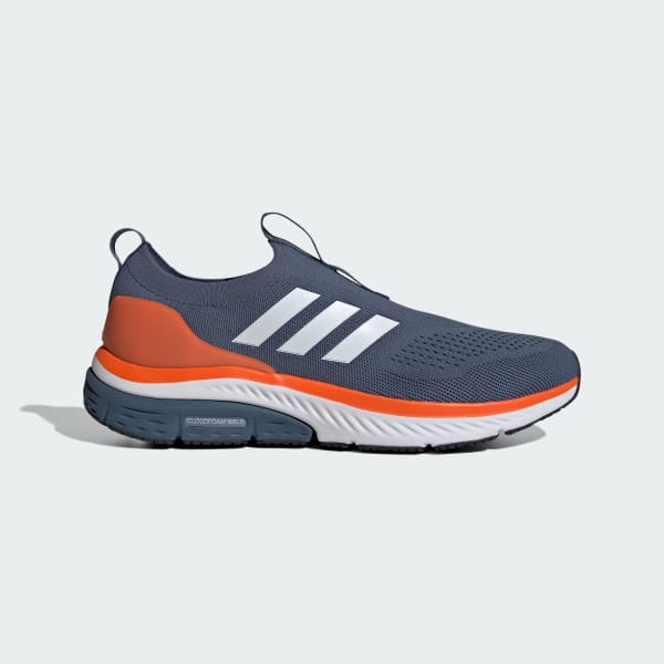 Adidas cloudfoam black orange on sale