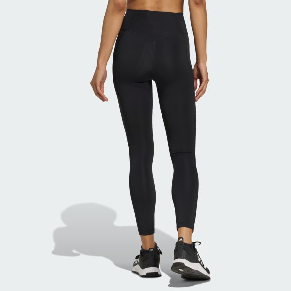 Negro Mallas 7/8 Optimé Essentials No Front Rise Seam