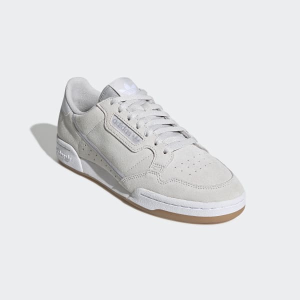 adidas continental white suede