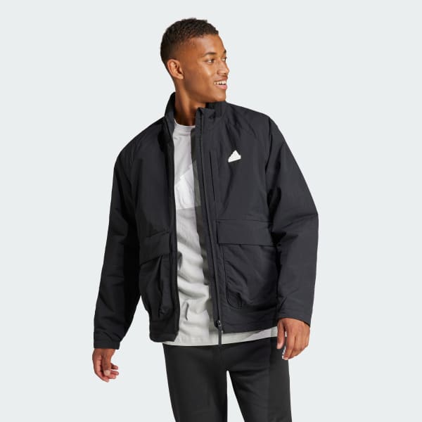 adidas City Escape Insulated Jacket - Black | Free Delivery | adidas UK