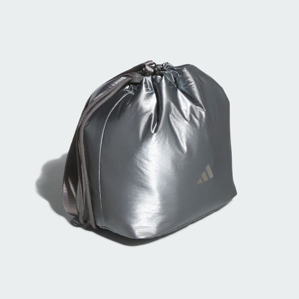 Cinza Bolsa Metálica Pequena