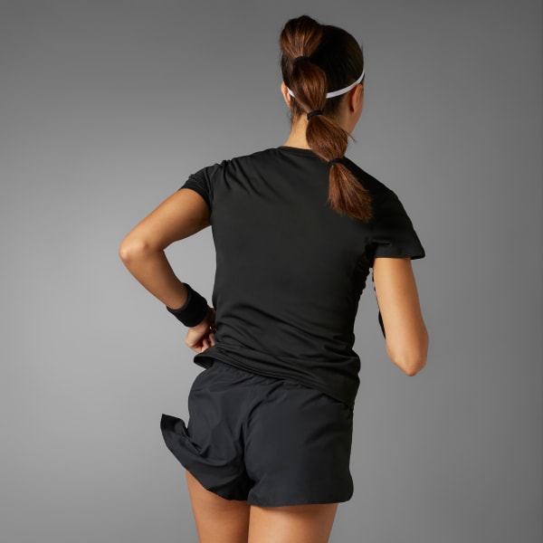 Preto Camiseta Corrida Adizero Essentials