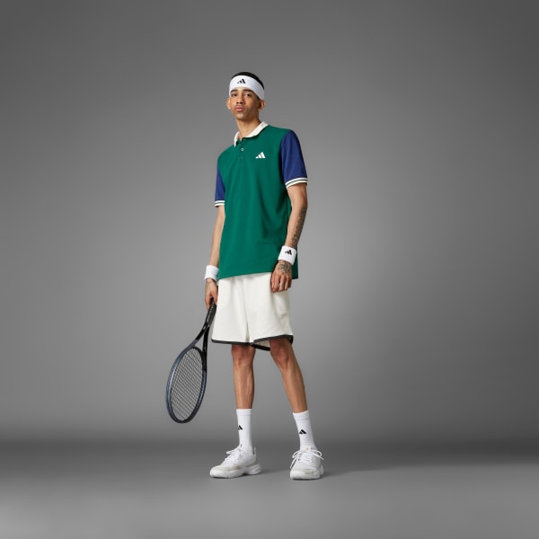 Zielony Koszulka adidas Heritage Tennis Polo