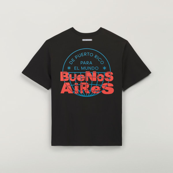 Negro Remera adidas PARA BAD BUNNY BUENOS AIRES