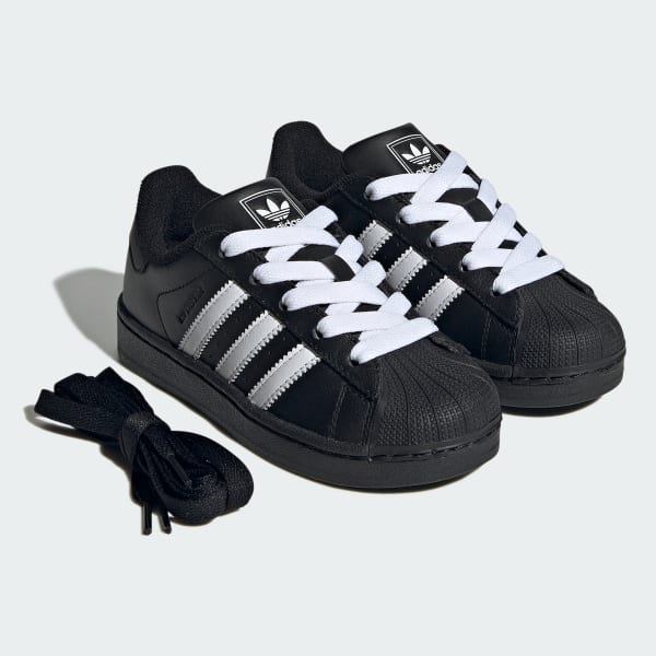 adidas Superstar II Shoes - Black | Free Shipping with