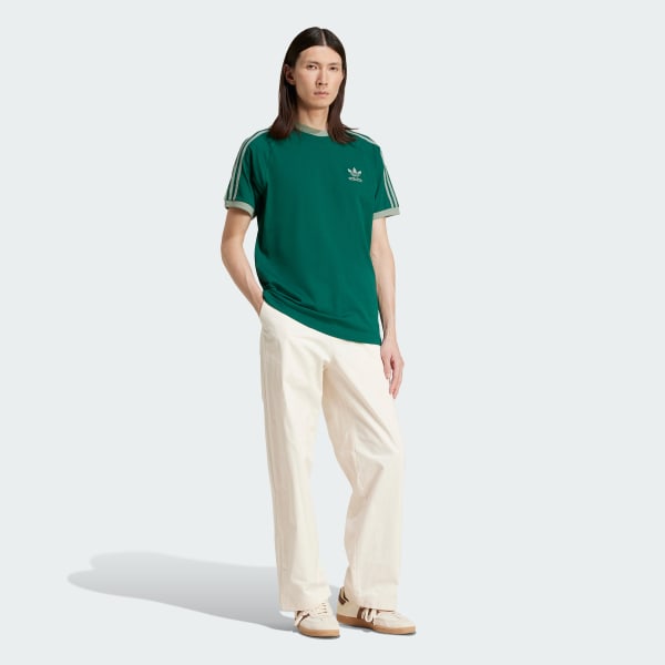 Gronn Adicolor Classics 3-Stripes T-skjorte