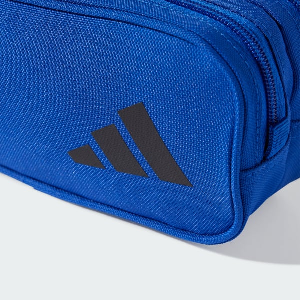 Azul Estuche para Lápices Two Zipper
