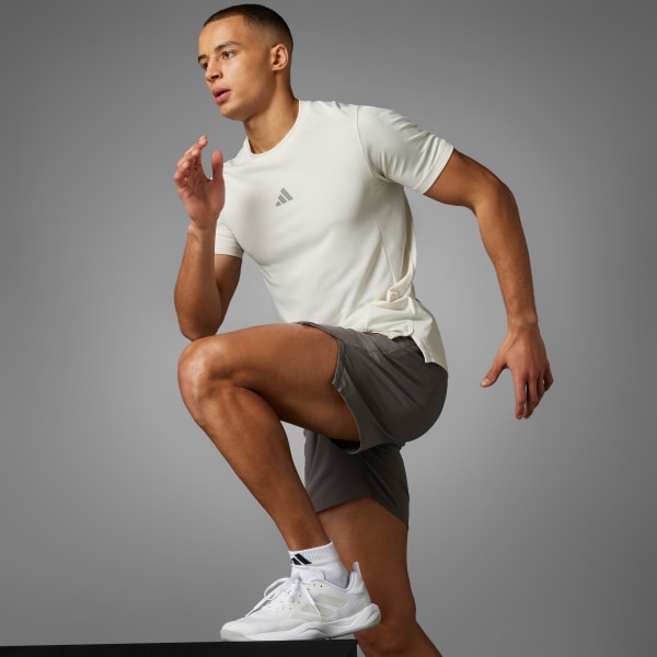 Branco Camiseta Treino Designed for Training HIIT HEAT.RDY