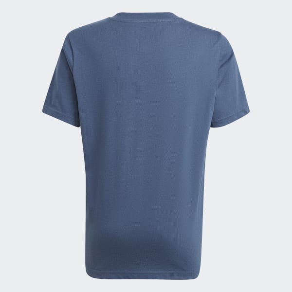 Azul Camiseta Graphic Print