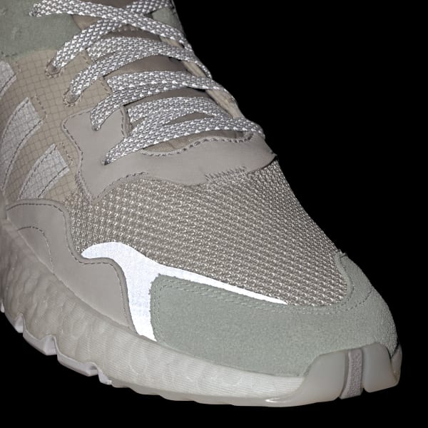 adidas nite jogger grey one vapour green