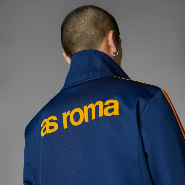 adidas AS Roma Bring Back 1993 Track Top - Blue | Free adidas AS Roma Bring Back 1993 Track Top - Blue | Free