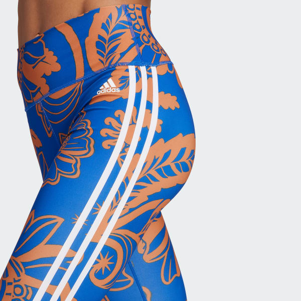 adidas Embroidered Leggings - Blue