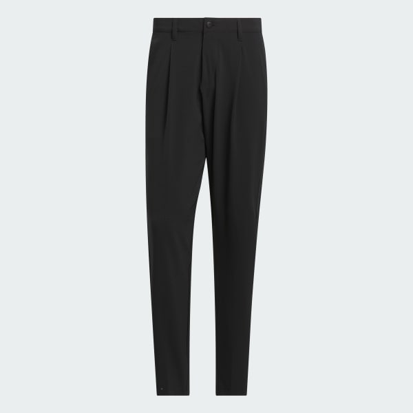 adidas メンズゴルフパンツ黒 新品タグ付き テーパードレッグ フルレングス アディダス 【ゴルフ】アディゼロ ワンタック ルーズフィット