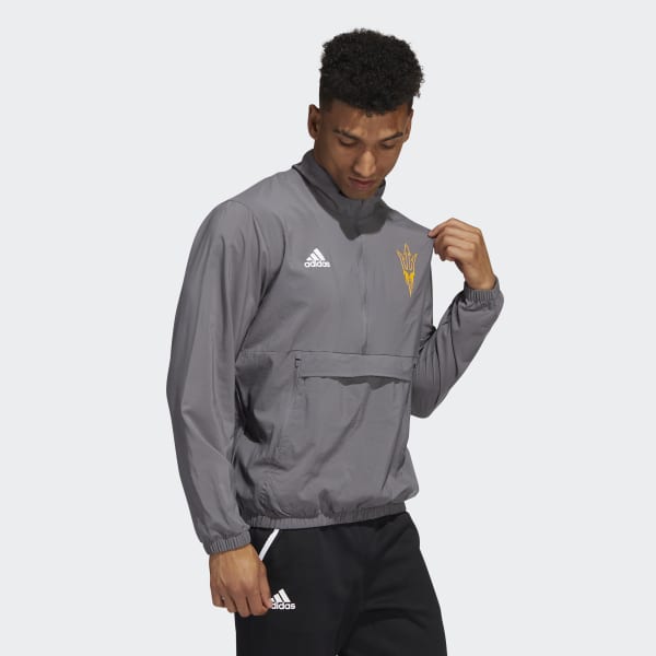 adidas Stadium 1/4 Zip Sweatshirt Grey Men's Training adidas US