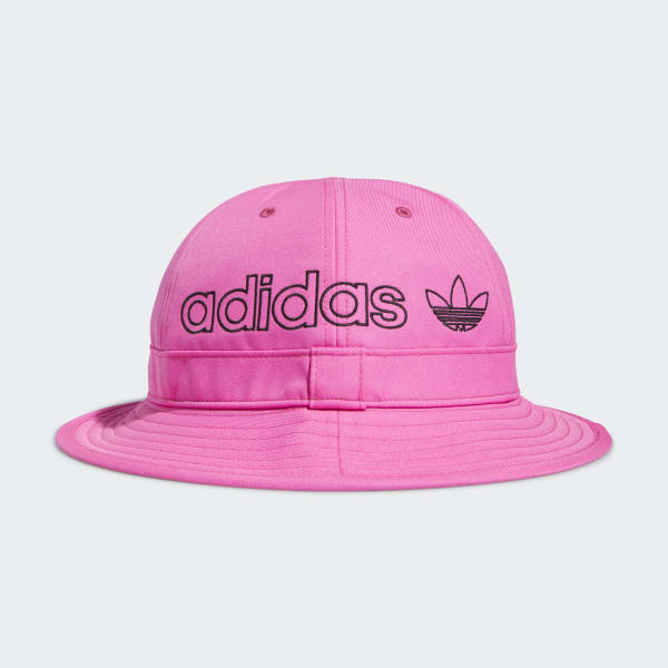 pink bucket hat adidas