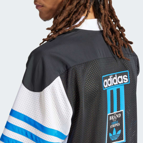 adidas Adicolor Adibreak Mesh Jersey - Black | Free Shipping