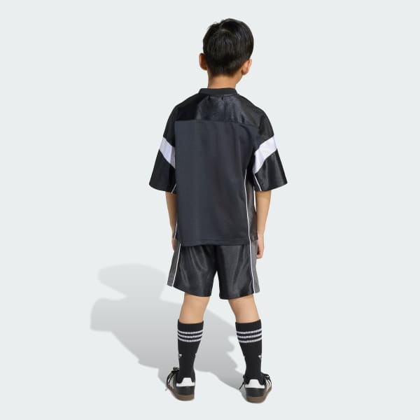 Schwarz Short Tee Set Kids