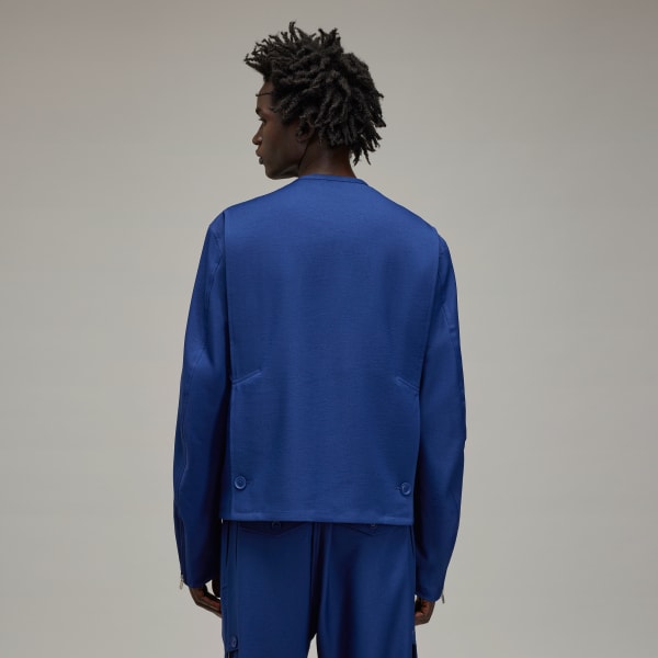 สีน้ำเงิน เสื้อแทรค Y-3 Mesh 3-Stripes