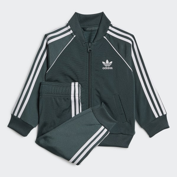 Klimatologische bergen Brullen Praten adidas Adicolor SST Trainingspak - Groen | adidas Officiële Shop