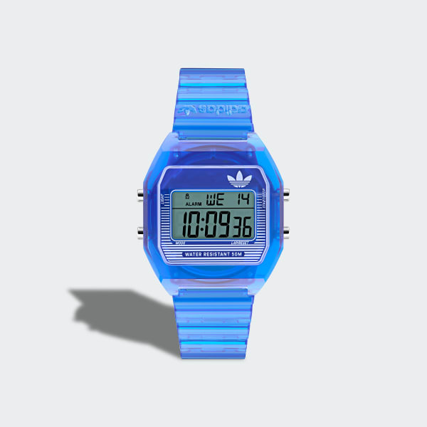 ブルー デジタル ツー クリスタル R ウォッチ