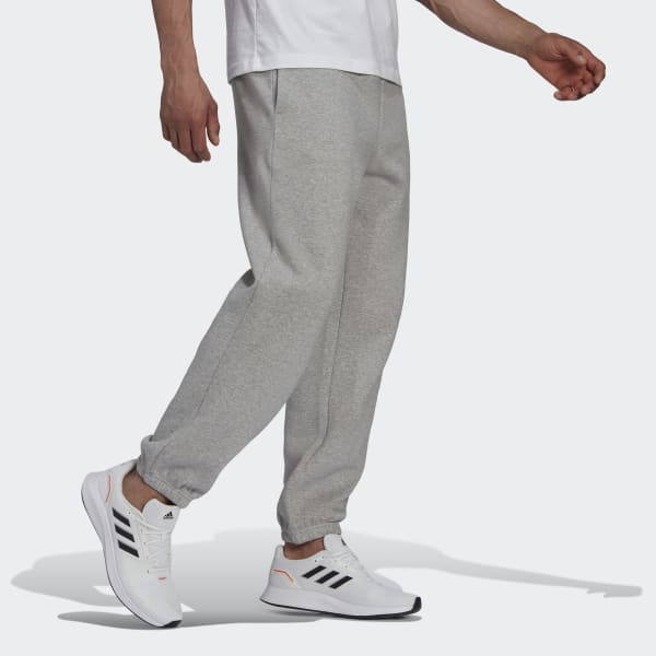 Γκρι Essentials FeelVivid Cotton fleece Straight Leg Sweat Pants