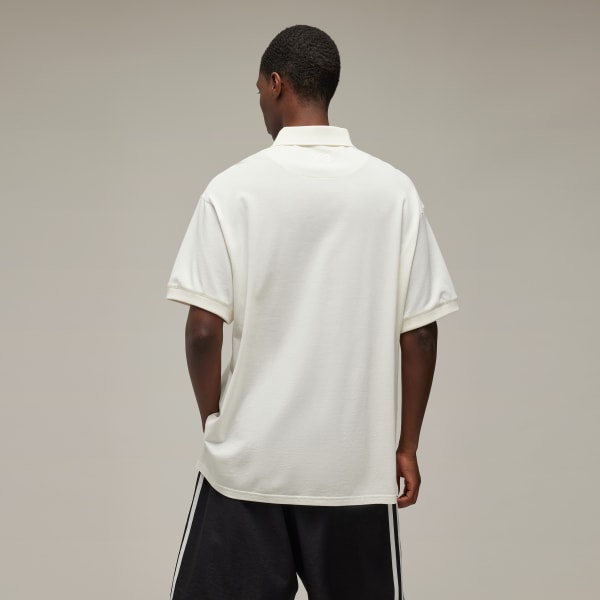 wit Y-3 Short Sleeve Polo Shirt