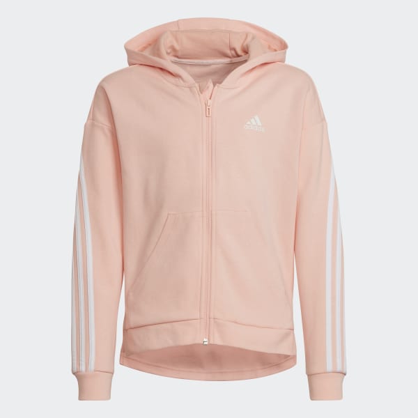 Zip Hoodie - Pink | adidas Belgium