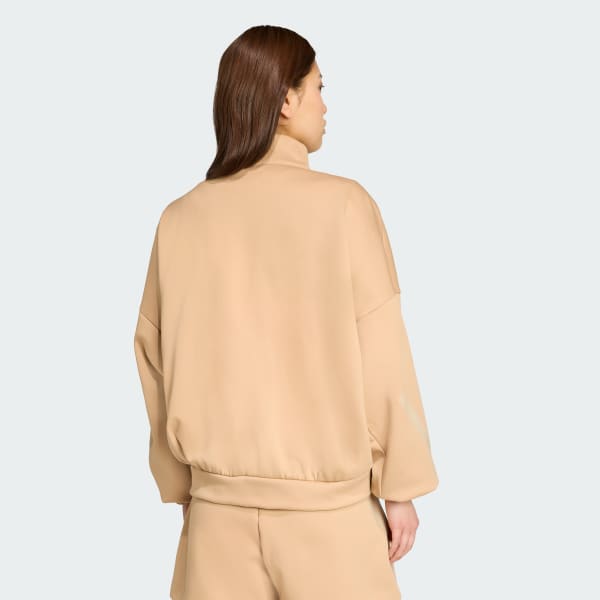 Brown adidas Z.N.E. Track Top