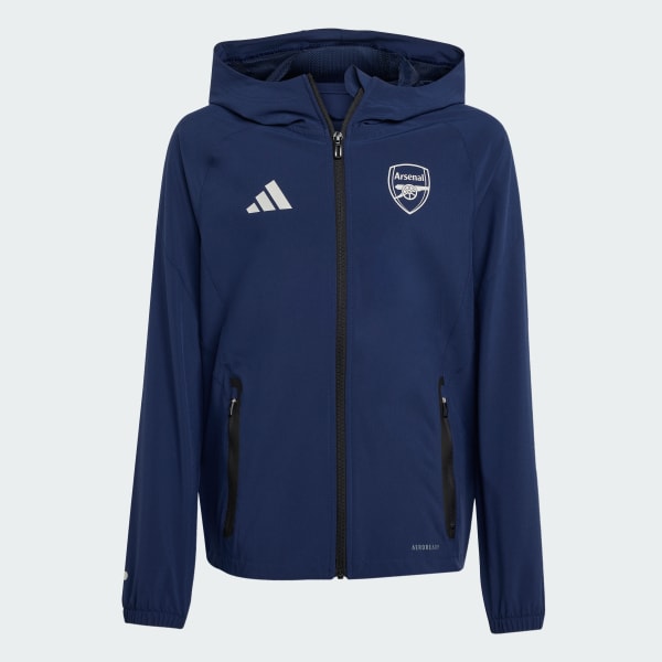 Bla Arsenal Tiro 25 Competition Vis Tech rejsejakke til børn