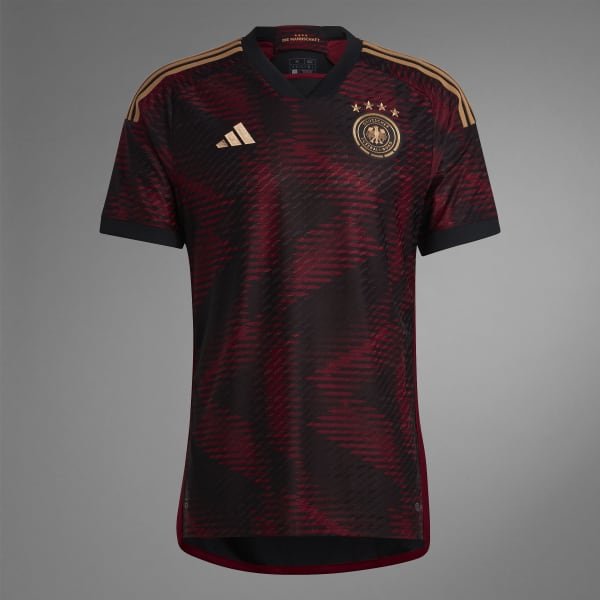 ウェア Adidas GERMANY 22 Away Authentic Black adidas Germany 22 Away Jersey - Czerń | adidas Poland
