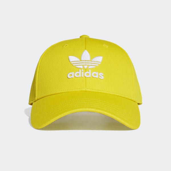 adidas Trefoil Baseball Cap Yellow adidas US