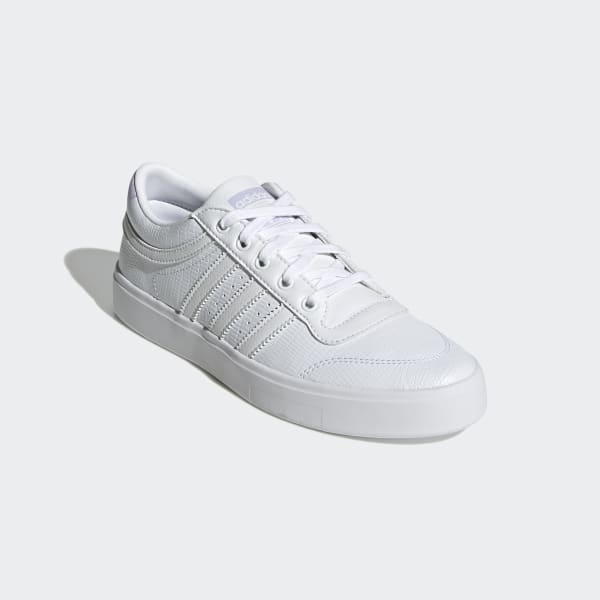 adidas all white leather shoes