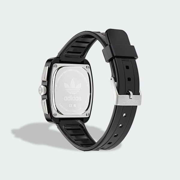cerná Hodinky Retro Wave Two Chrono