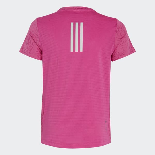 ruzová Tričko AEROREADY 3-Stripes Allover Print