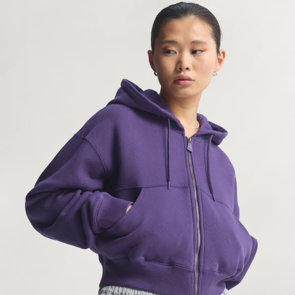 FR2＆CANVYパープル クロップドフーディ M FR2＆CANVYパープル