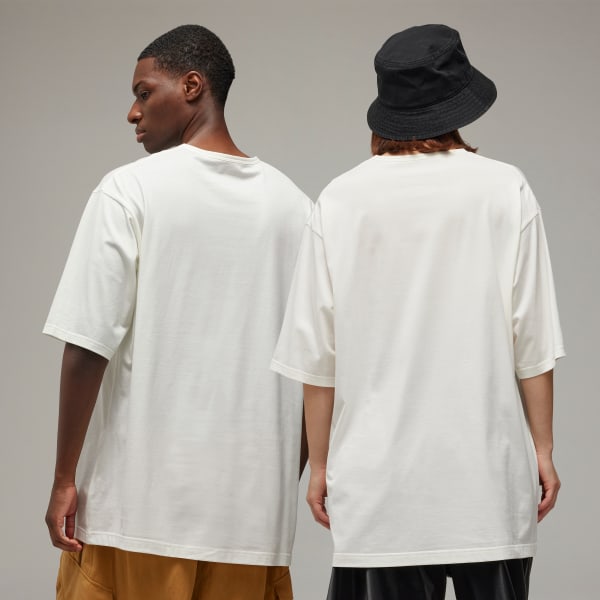 White Y-3 Boxy Short Sleeve Tee