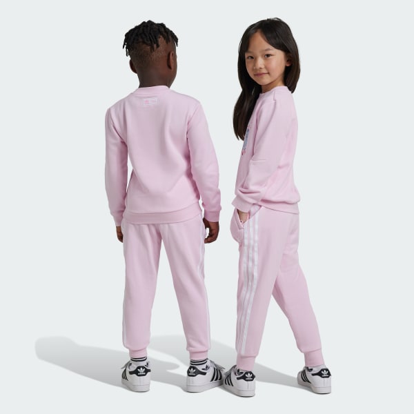 Adidas x Disney Fantasia Crew Set Pink 4T Kids Originals Matching Set