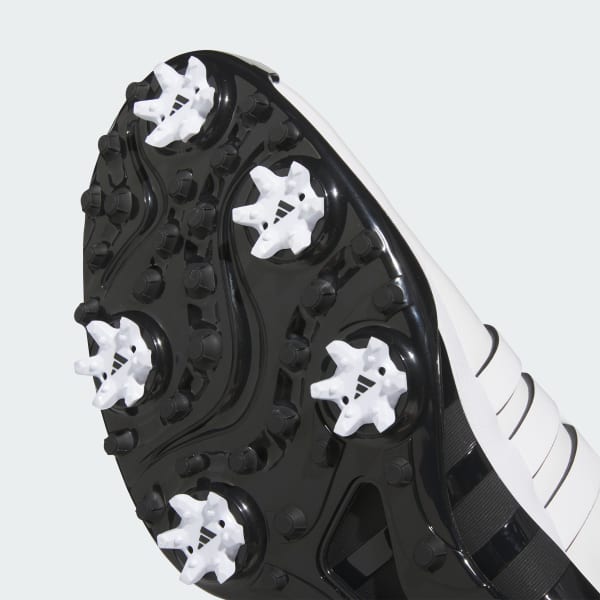 Adidas tour 360 boost boa golf shoes white/black/metallic 2025