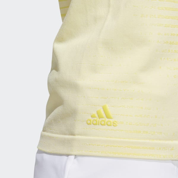Amarelo Polo Sem Mangas Primeknit
