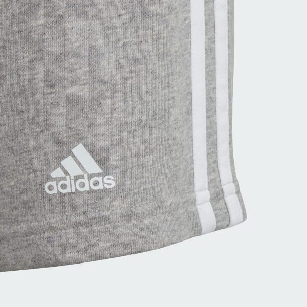 Grey Essentials 3-Stripes Shorts