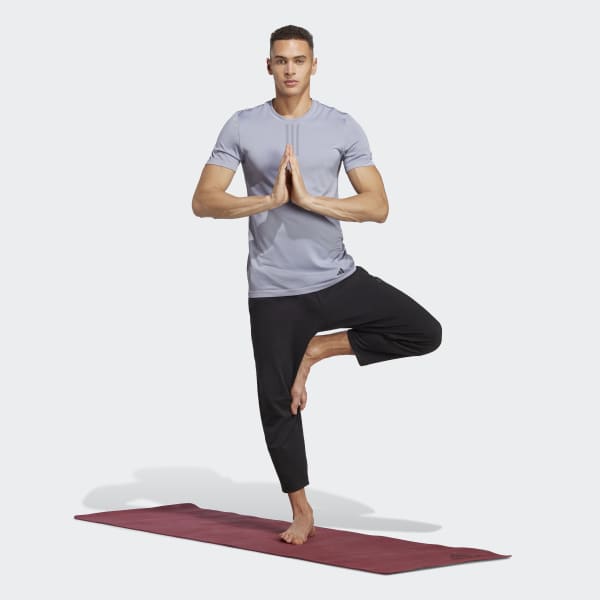 Violet T-shirt d'entraînement de yoga sans coutures AEROKNIT Base