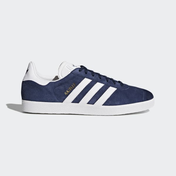 Gazelle Navy Blue and White Shoes 