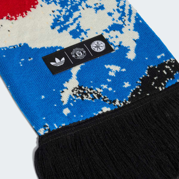 Sort Manchester United Stone Roses tørklæde