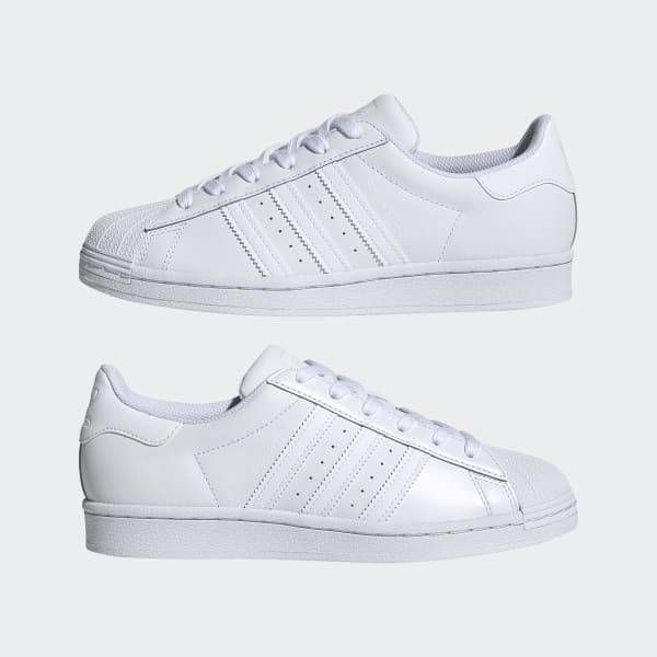 adidas Superstar Shoes - White, Women's Lifestyle