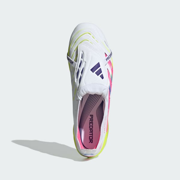 bílá Kopačky Predator Elite Fold-Over Tongue Soft Ground